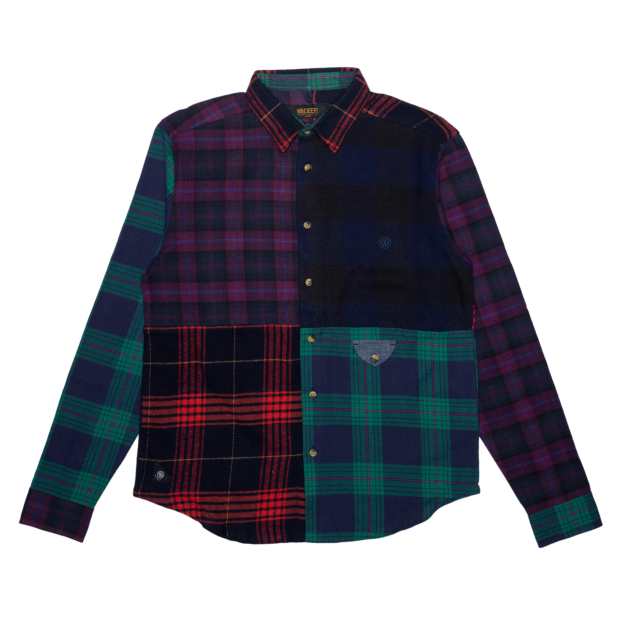 Patchwork Flannel Shirt – 10Deep