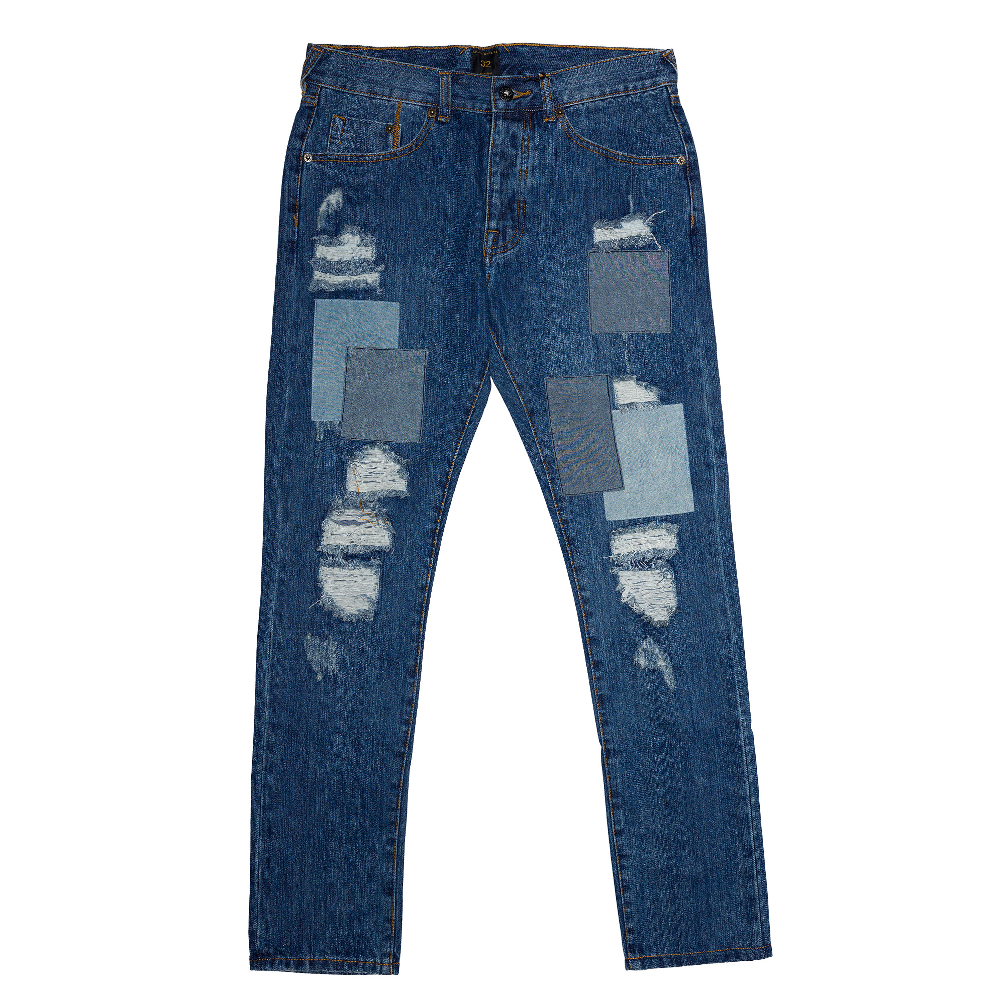 Slimmer Slims 5 Pocket Jeans - Lazarus Wash