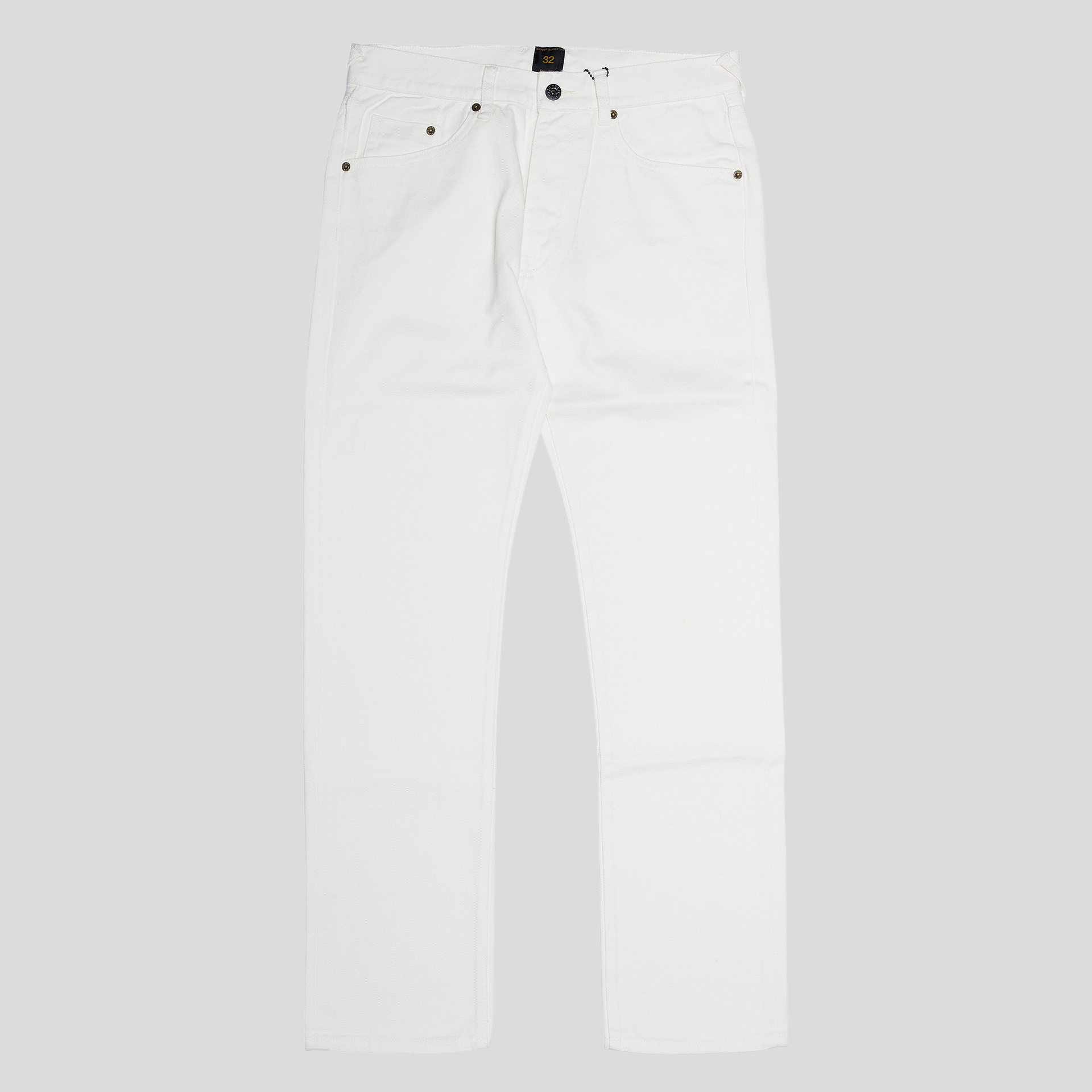 Signature 5 Pocket Jeans - Off White – 10Deep